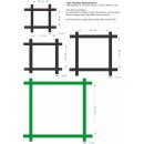 Profi-Rundballenheunetz Titan ! mit Doppelnaht ! -100mm Maschenweite eXtraStark 6mm Gewebe - eXtraGroß 1,6x1,6x1,8m