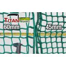 Profi-Rundballenheunetz Titan ! mit Doppelnaht ! -60mm Maschenweite - eXtraStark 6mm Gewebe - eXtraGroß 1,6x1,6x1,8m